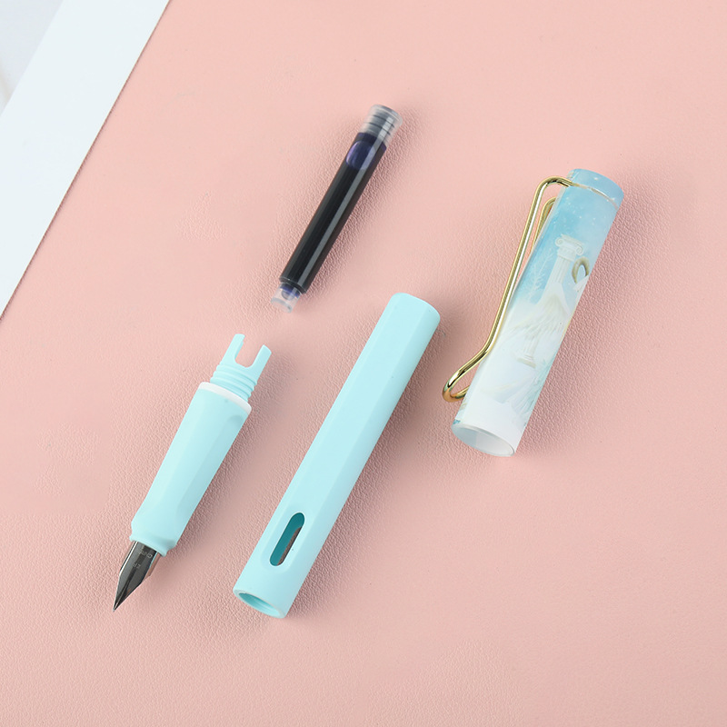 可换墨囊钢笔时尚可爱精美学生书法作业钢笔厂家现货批发办公用品