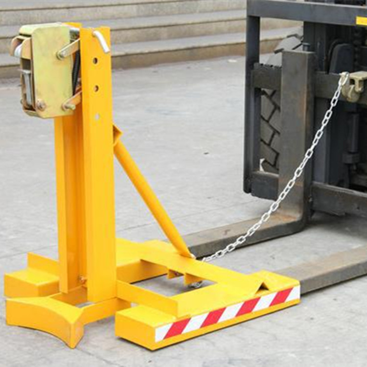 厂家供应江苏油桶夹具 浙江叉车属具 单油桶叉车夹子 山东抓桶器