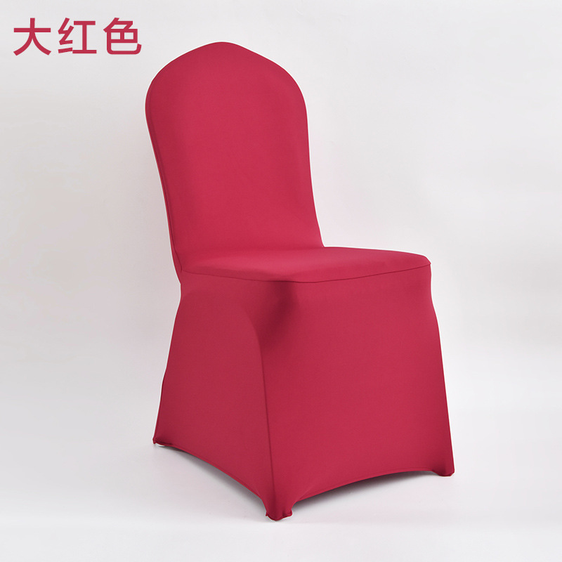 Factory Wholesale Thickened Air Layer High Elastic Chair Cover All-Inclusive Hotel Restaurant Banquet Chair Cover Factory Supply