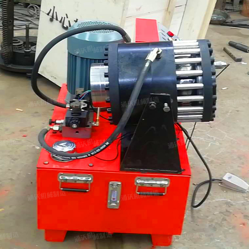 工厂生产全自动液压打头机 液压钢管缩管机 自动圆管缩头机