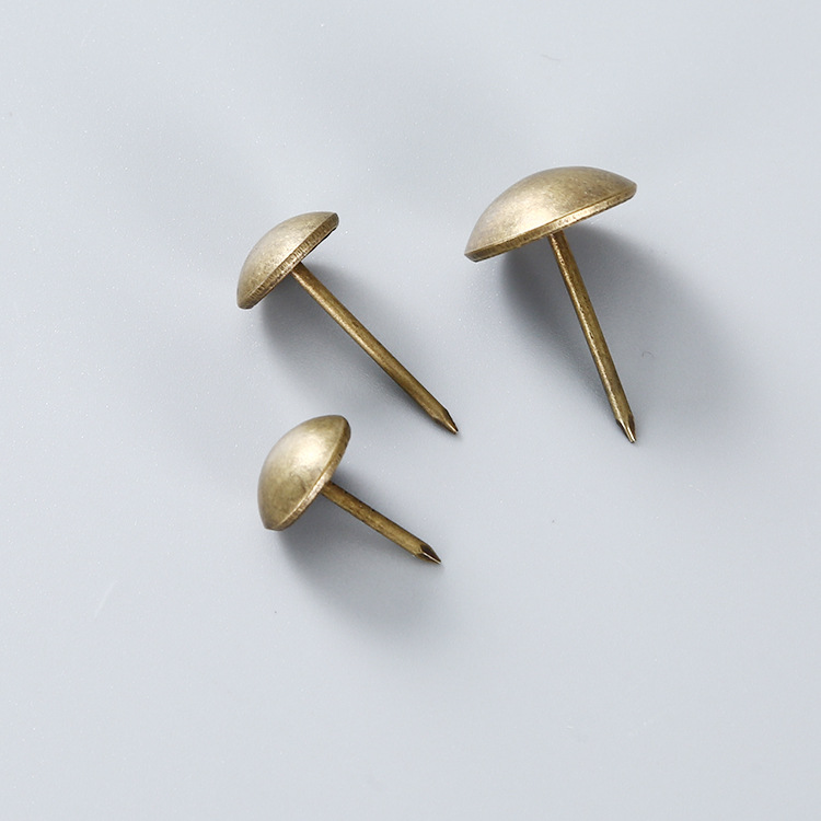 金色加长圆头泡钉硬软包装大图钉家具椅子钉装饰沙发泡钉 可定制
