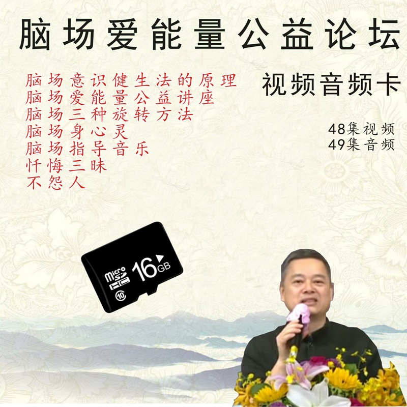 李杲老师讲座脑场爱能量公益论坛健生法合集视频音频卡批发包邮