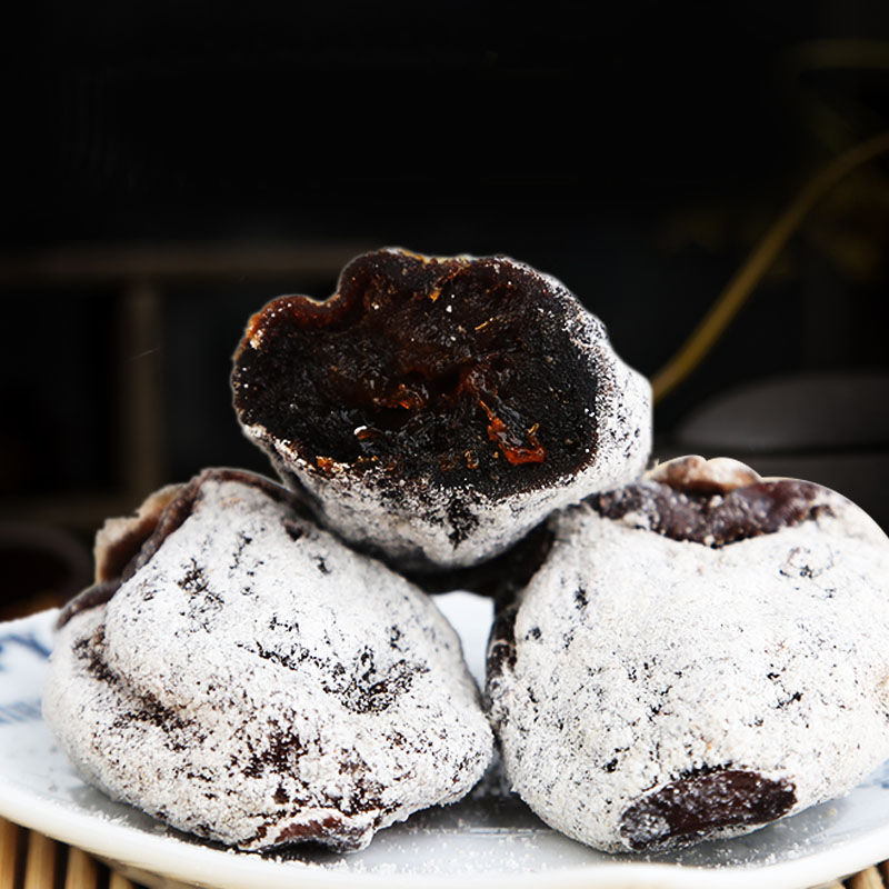 5斤包邮深山吊柿饼黑柿饼甜糯农家柿子饼非陕西富平批发