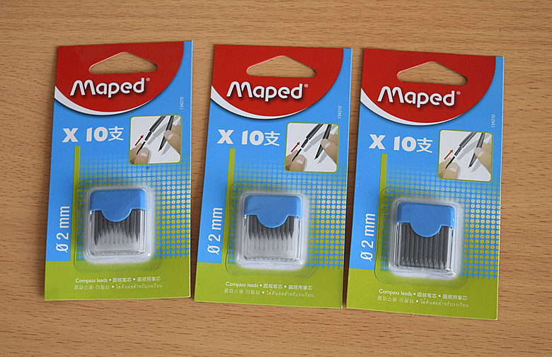 134210 圆规笔芯 10支2mm替换铅芯夜市地摊