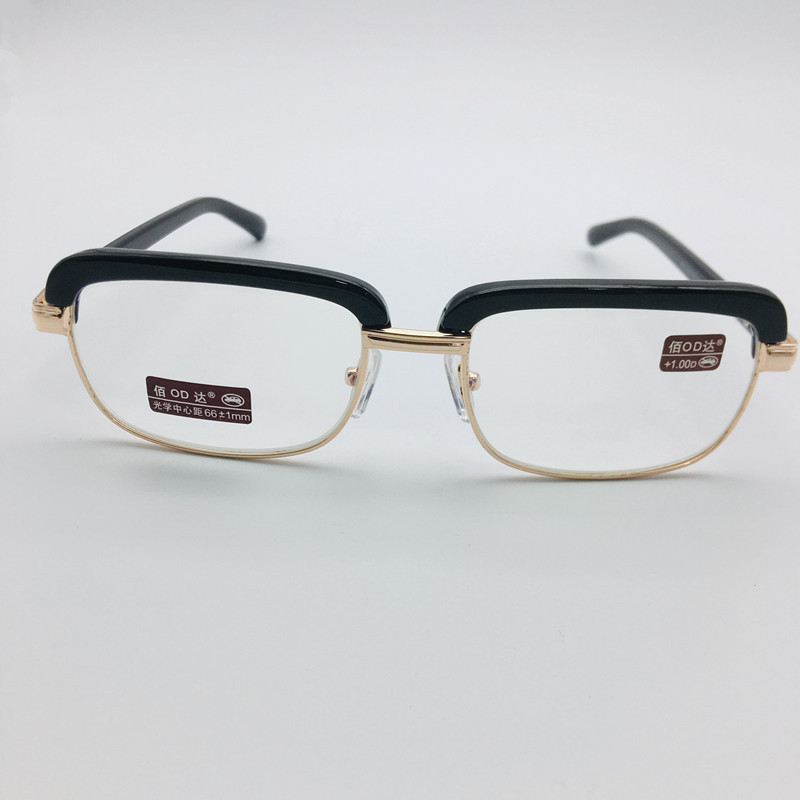 佰达老花镜012 玻璃老花镜 抗辐射老花镜 品牌老花镜 带瞳距 加膜