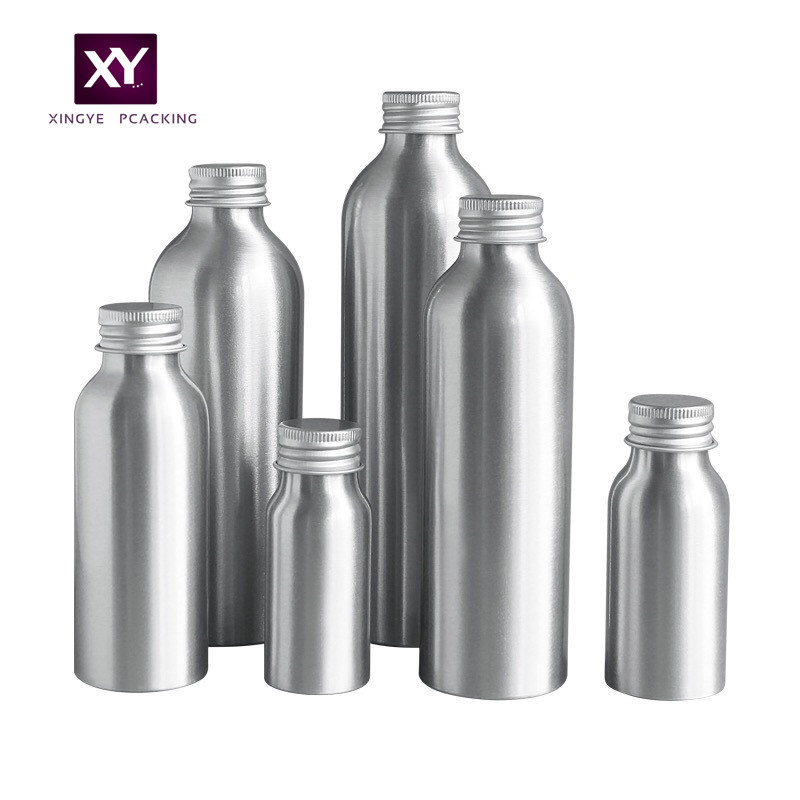 现货30-100-150-250-500ml铝罐铝瓶铝盖爽肤水补水化妆品分装瓶