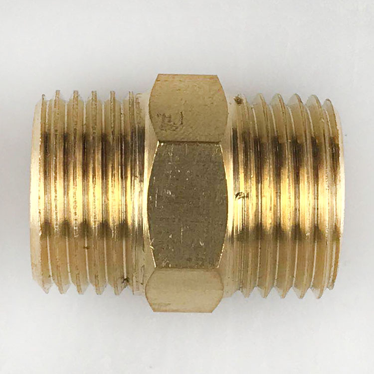 黄铜外螺纹接头 五金配件直接对丝接头 双外丝直接加厚对丝丝接