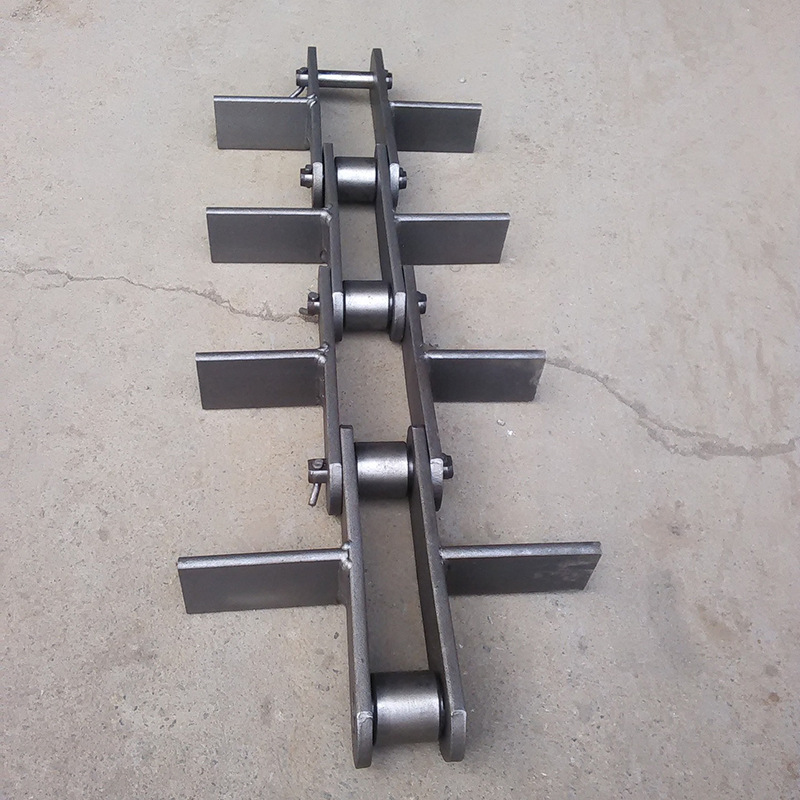 定制矿用ne提升机链条 斗提机板链挂斗链条 上料机料斗输送链条