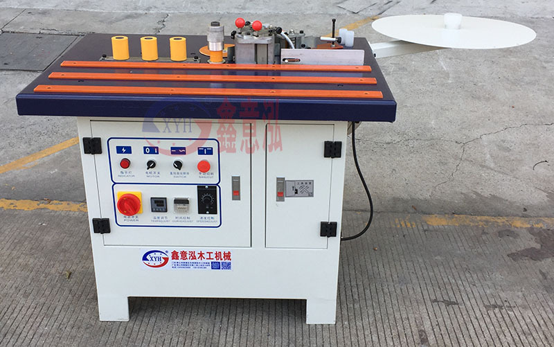 木工手动小型封边机双面涂胶曲线封边机托臂封边机封边修边