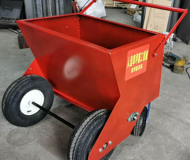 大容量小型手推冲砂机 多功能人造草坪冲沙机 园林操场沙子填充机