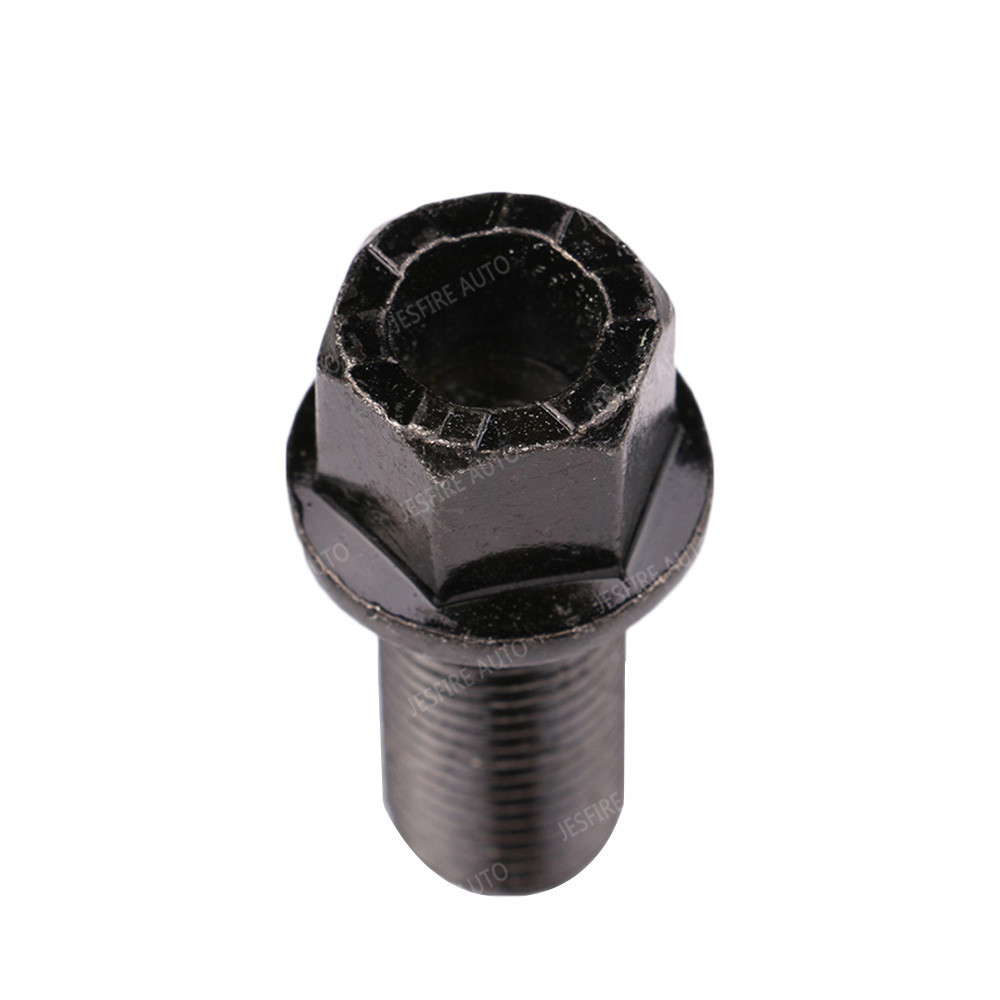 新轮毂螺栓轮胎螺丝黑色适用于大众高尔夫捷达帕萨特甲壳虫audia4