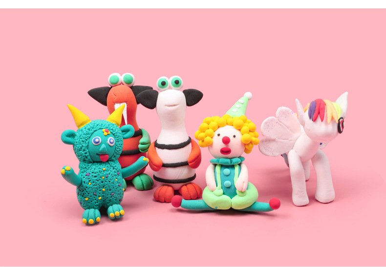 小魔坊超轻粘土橡皮泥36色水晶泥手工黏土大包装太空儿童玩具