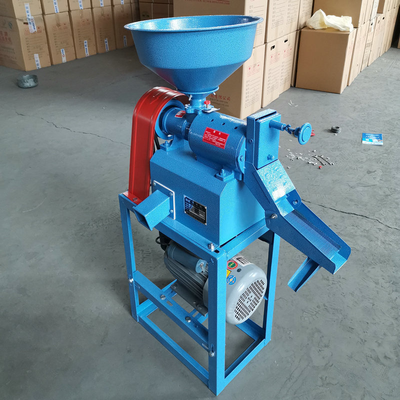 新型打米机家用小型220v 大米处理稻谷脱壳剥谷机粉碎机碾米机器