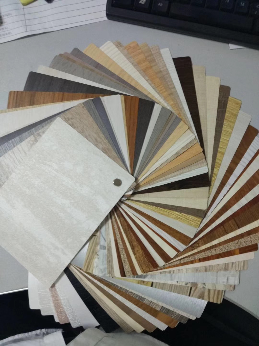 长期生产印刷装饰木纹膜防火装饰膜pvc木纹吸塑膜