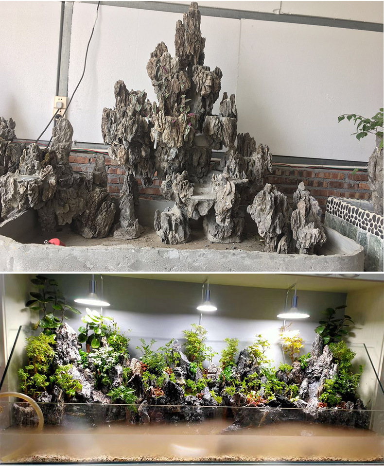 精品青龙石小英石 酸洗青龙石 鱼缸水族馆盆景园林庭院假山专用