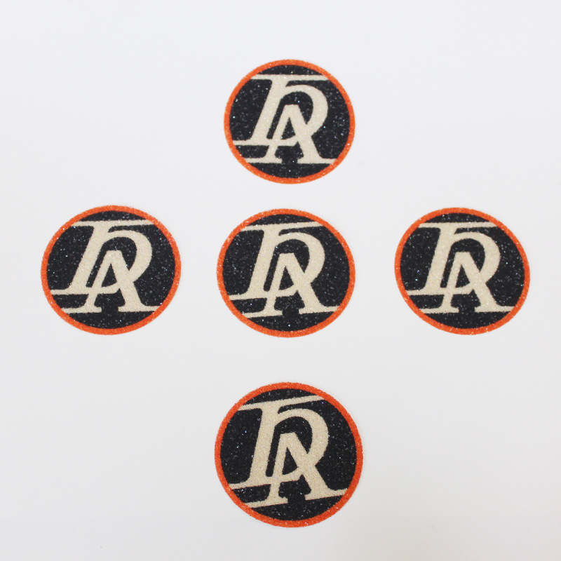 Factory Sample Customization Various Shapes Panel Pressing Logo Hot Stamping Hot Drilling Customization High Fastness Rubber Sole Heat Transfer Printing Heat Transfer Patch