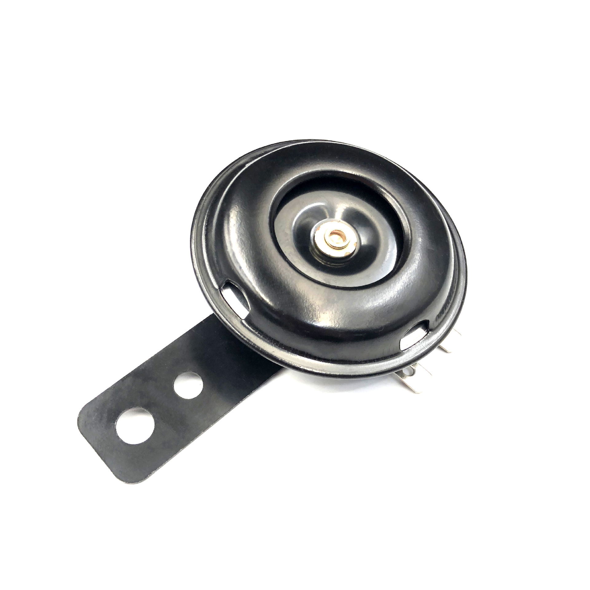 摩托电动车高音喇叭电瓶车跨境电喇叭单只12v到60v黑色小盆型特卖