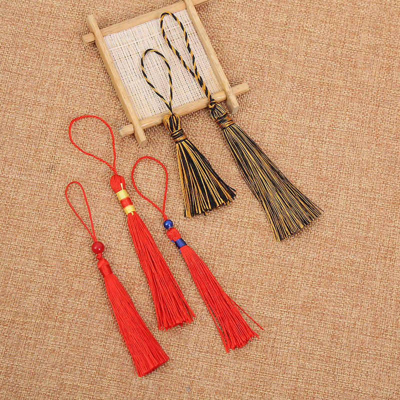 a variety of lanyard tassel tassel ancient style bookmark musical instrument pendant chinese knot accessories wholesale customization