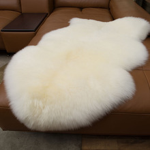澳洲纯羊毛地毯卧室羊毛沙发垫欧式飘窗垫床边地毯皮毛一体羊皮垫