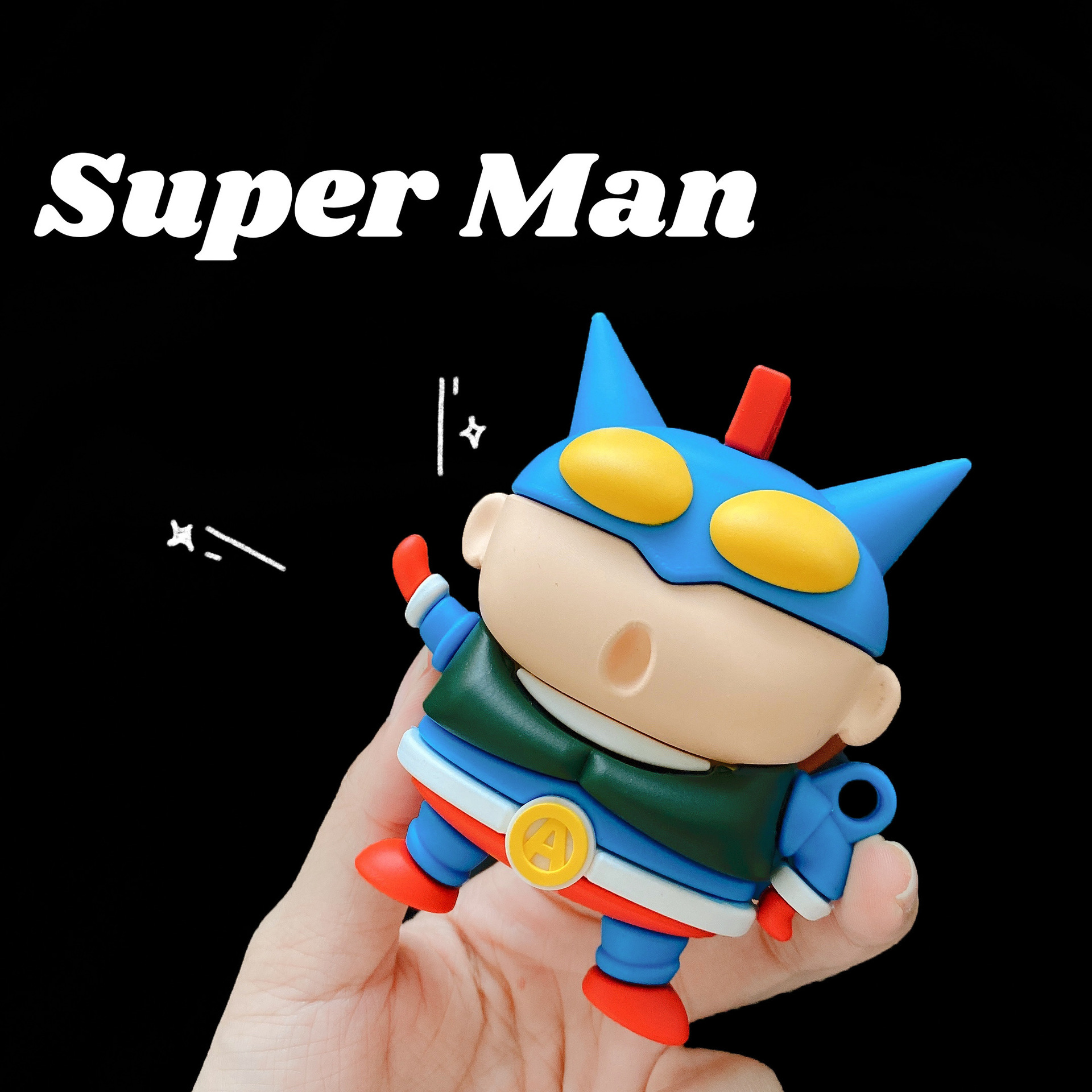 创意动感超人airpods pro保护套卡通苹果1/2/3代蓝牙耳机套潮适用