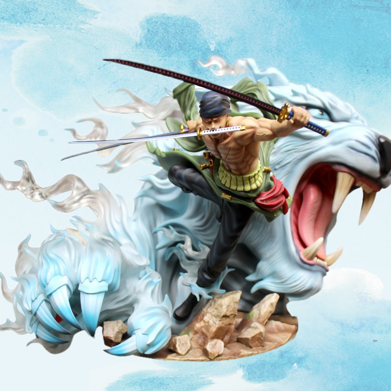 海贼王 航海王 gk 极虎狩 三刀流 罗罗诺亚 索隆 手办模型