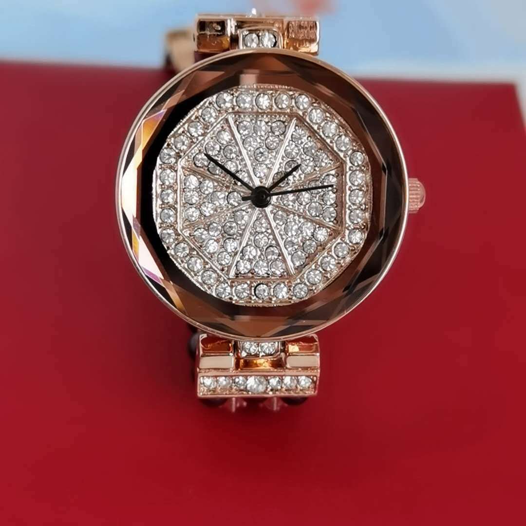 天然石榴石手表女士时尚手链深度防水表电子机芯手表石英表韩版