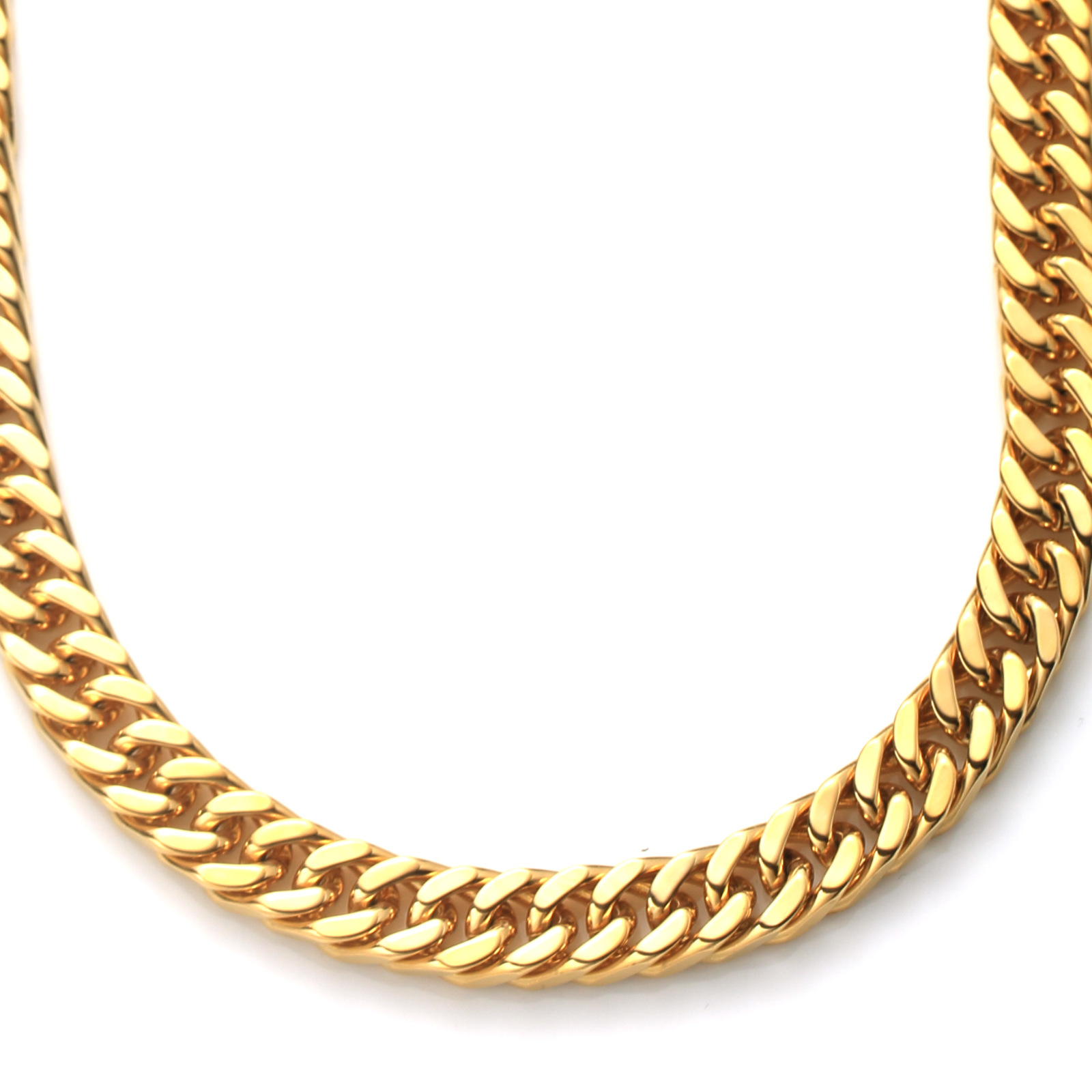 欧美不锈钢跨境嘻哈配饰饰品 男士大金链霸气夸张迈阿密古巴项链