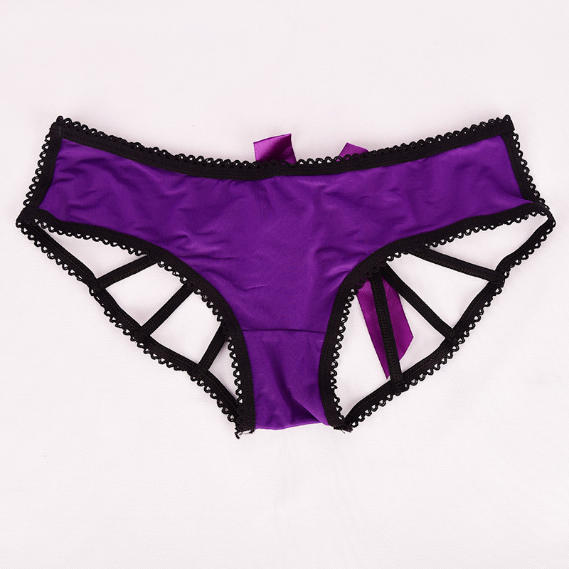 叶子媚 情趣内裤一件代发女蕾丝透气性感少女三角裤低腰诱惑透视