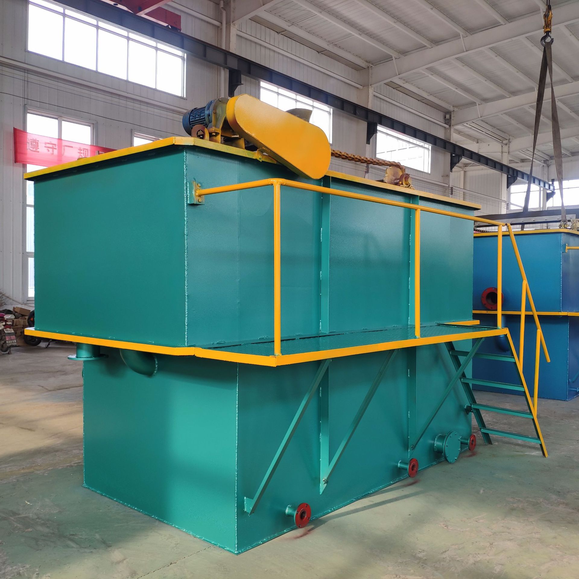 气浮机平流式气浮机 一体化气溶气气浮装置气浮机污水处理设备