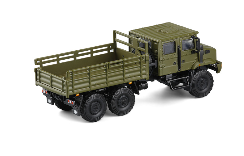 jkm1/64解放mv3六轮6x6军事运输卡车全合金车模汽车模型玩具摆设