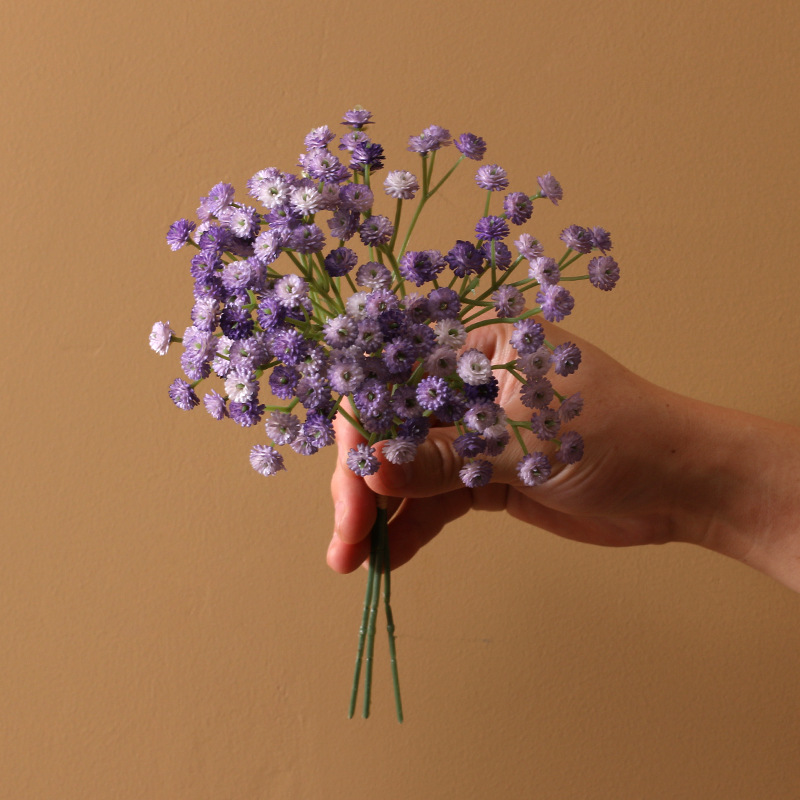 新款小把束满天星人造花束 满天星迷你小花束 摄影新娘伴娘手捧花