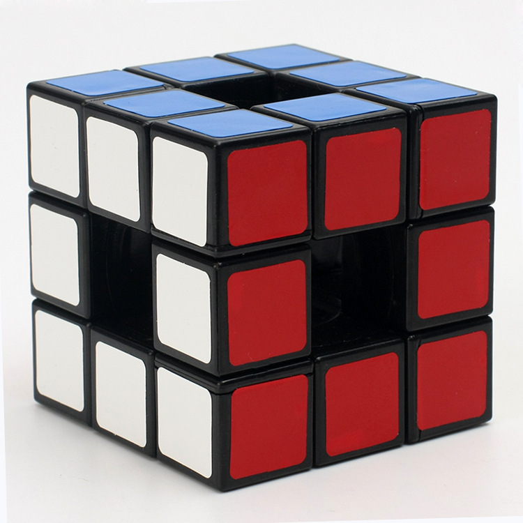 蓝蓝系列高难魔方二阶五魔轴魔星空心蝶恋花直升机四叶草益智魔方