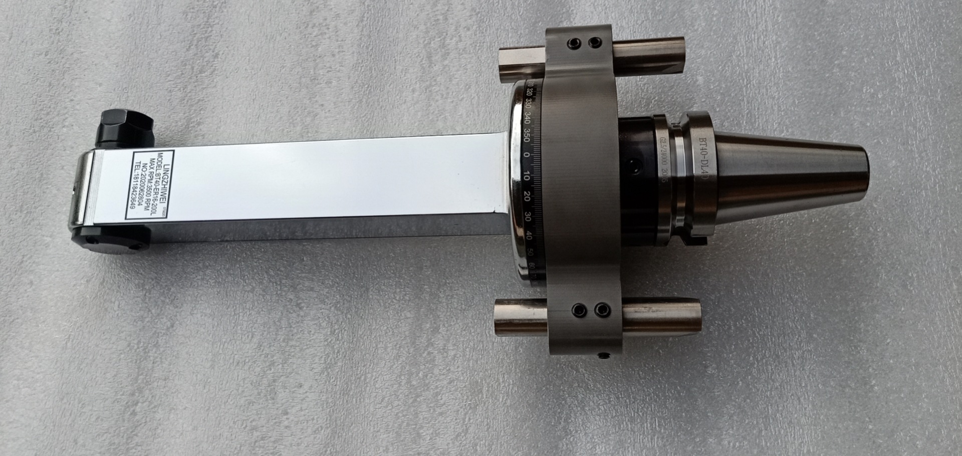 角度头侧铣头加工中心角度头龙门侧铣头90度直角铣头bt30-er25