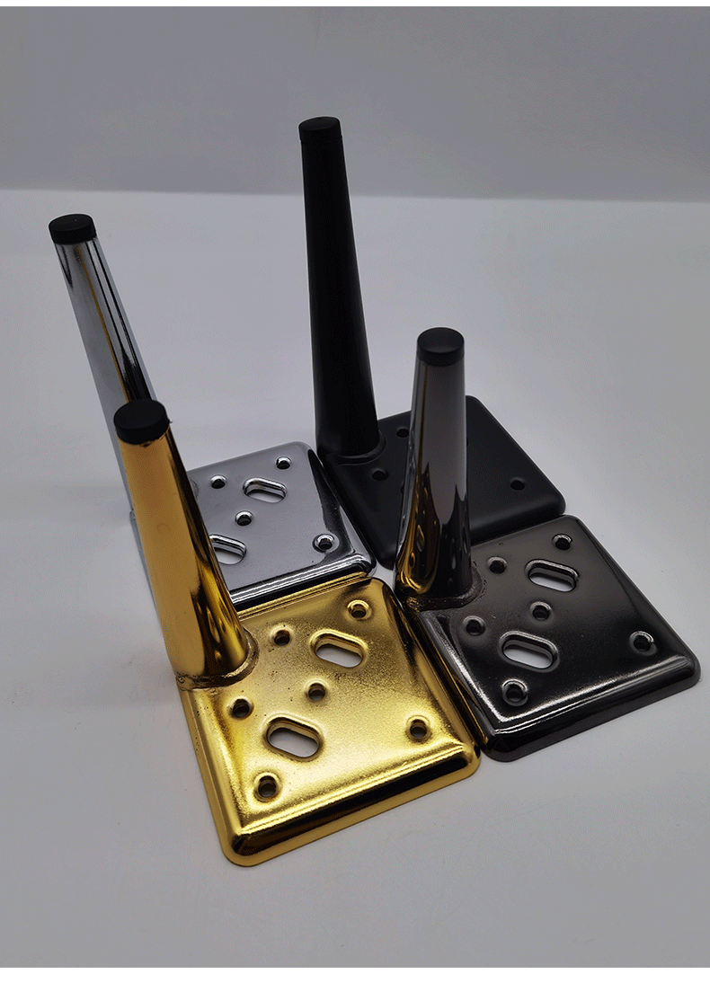 欧式轻奢家具橱柜金属支撑脚 家具桌脚五金脚 创意金属沙发脚定制