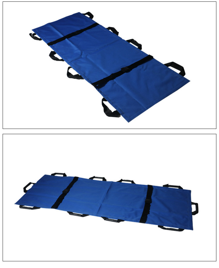 牛津革面折叠软担架 应急抢险救援软式担架 急救折叠担架布担架