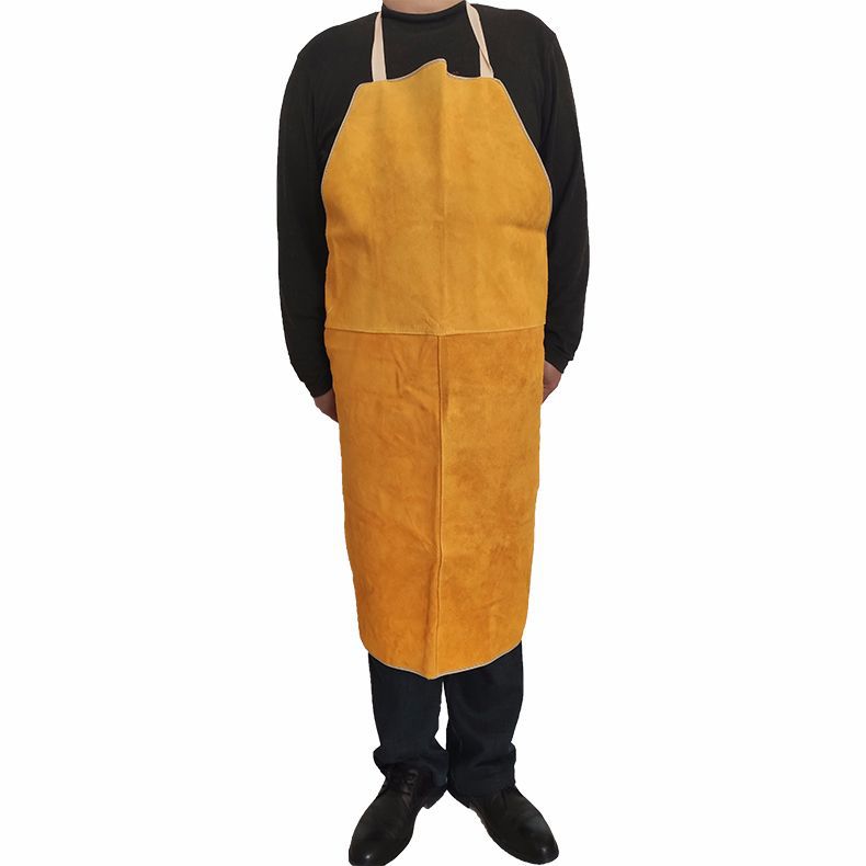 厂家批发牛皮劳保电焊围裙电焊围裙牛皮焊工用拼接围裙