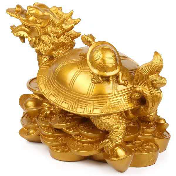 纯铜龙龟摆件龙头子母龟风水家居工艺品铜器工厂批发直销