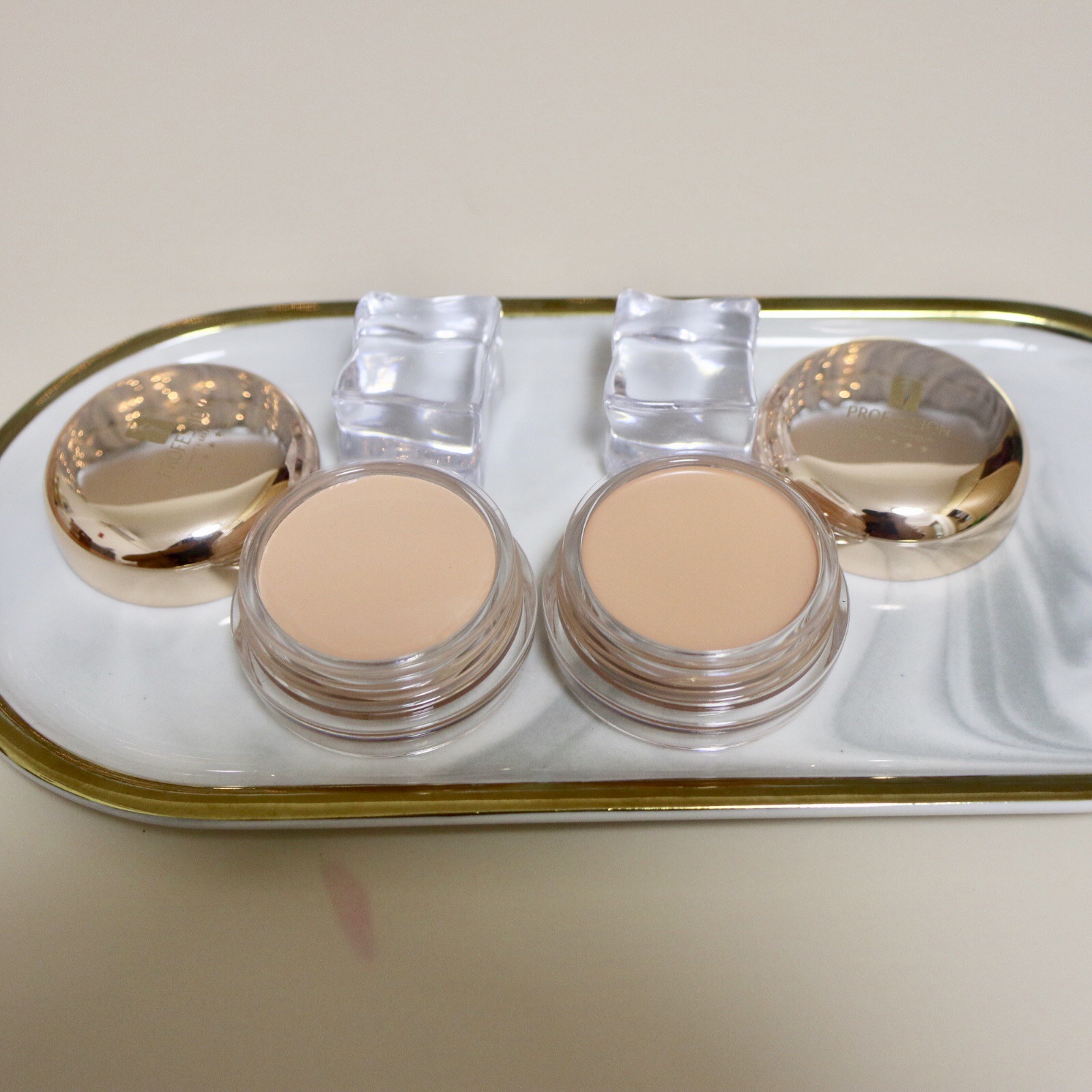 正品厂家直销莎琪丽小金罐遮瑕膏555防水定妆粉膏