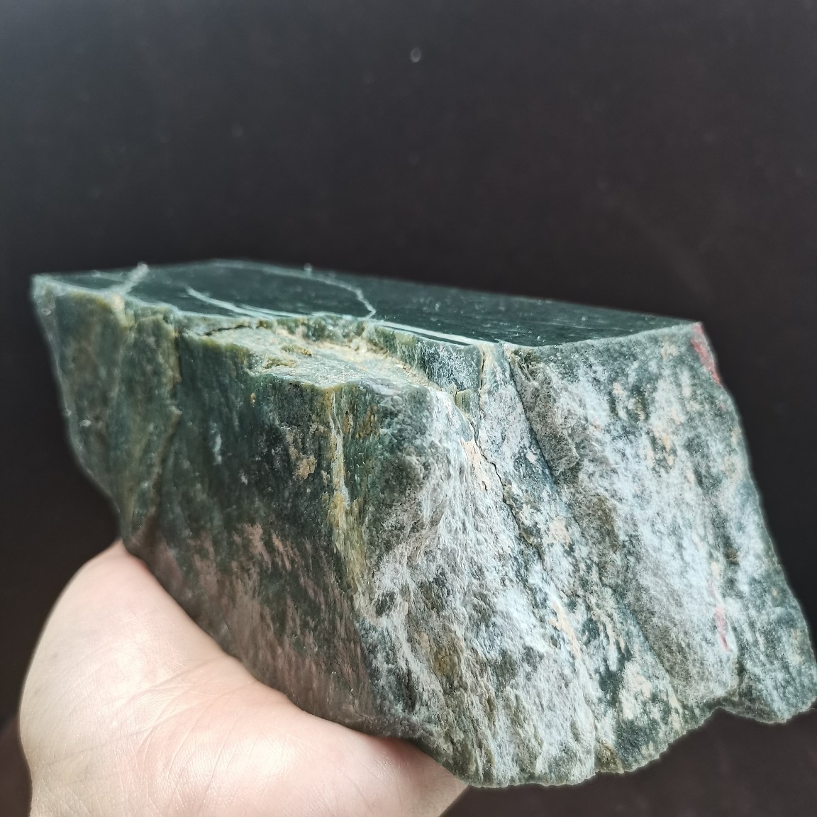 新疆和田玉青玉原石摆件原料手把件原料和田玉原石和田玉山料保真