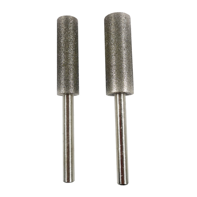 现货供应电镀金刚石磨头加长柄6 砂工作面43mm80目头直径4-15