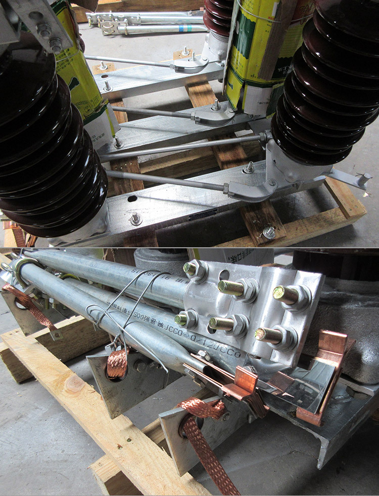 35kv户外柱上隔离刀闸gw4-35/1600a铝合金高压隔离开关防污完善化