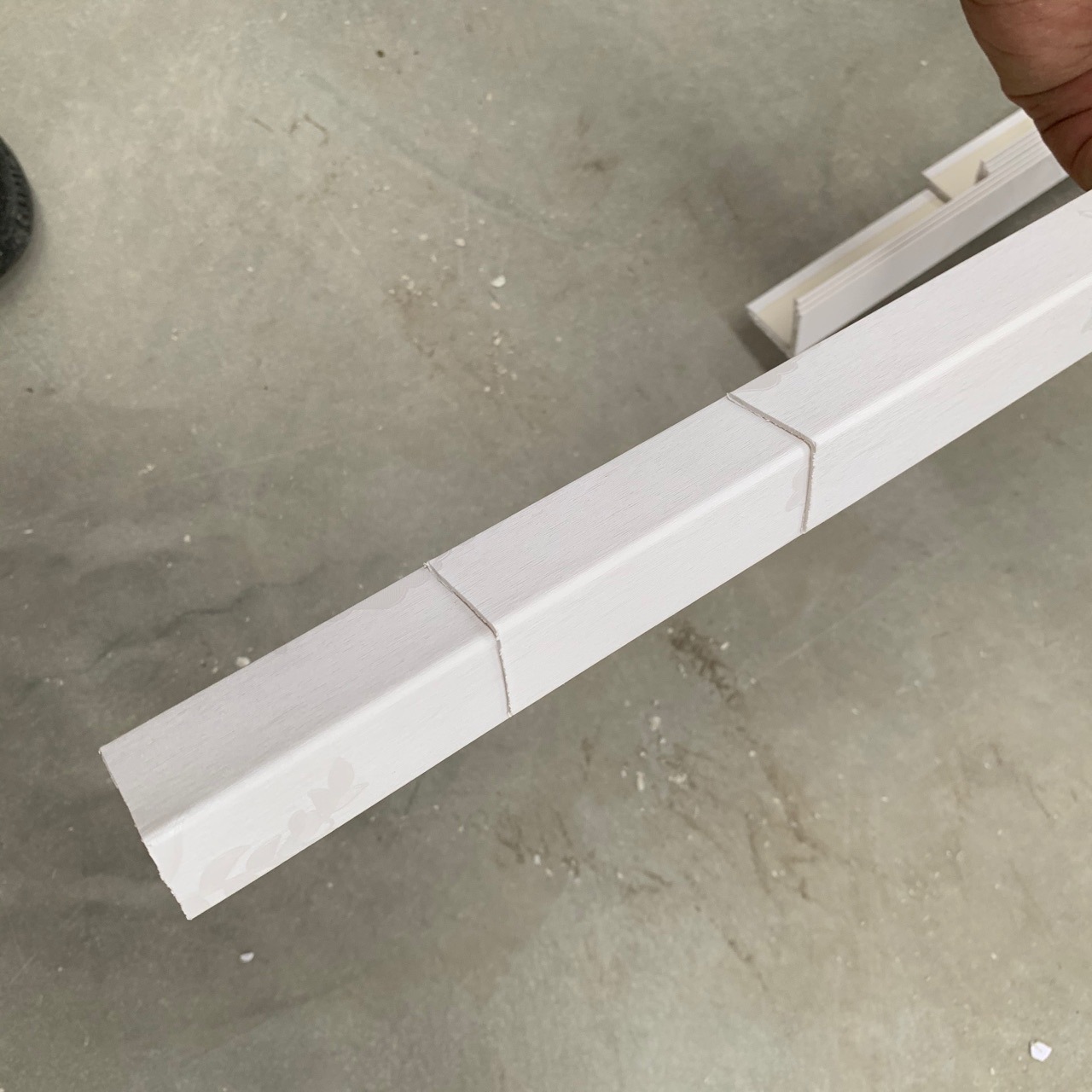 厂家竹纤维白色阴角线 墙板装饰线条 现代简约竹纤维阴角线条