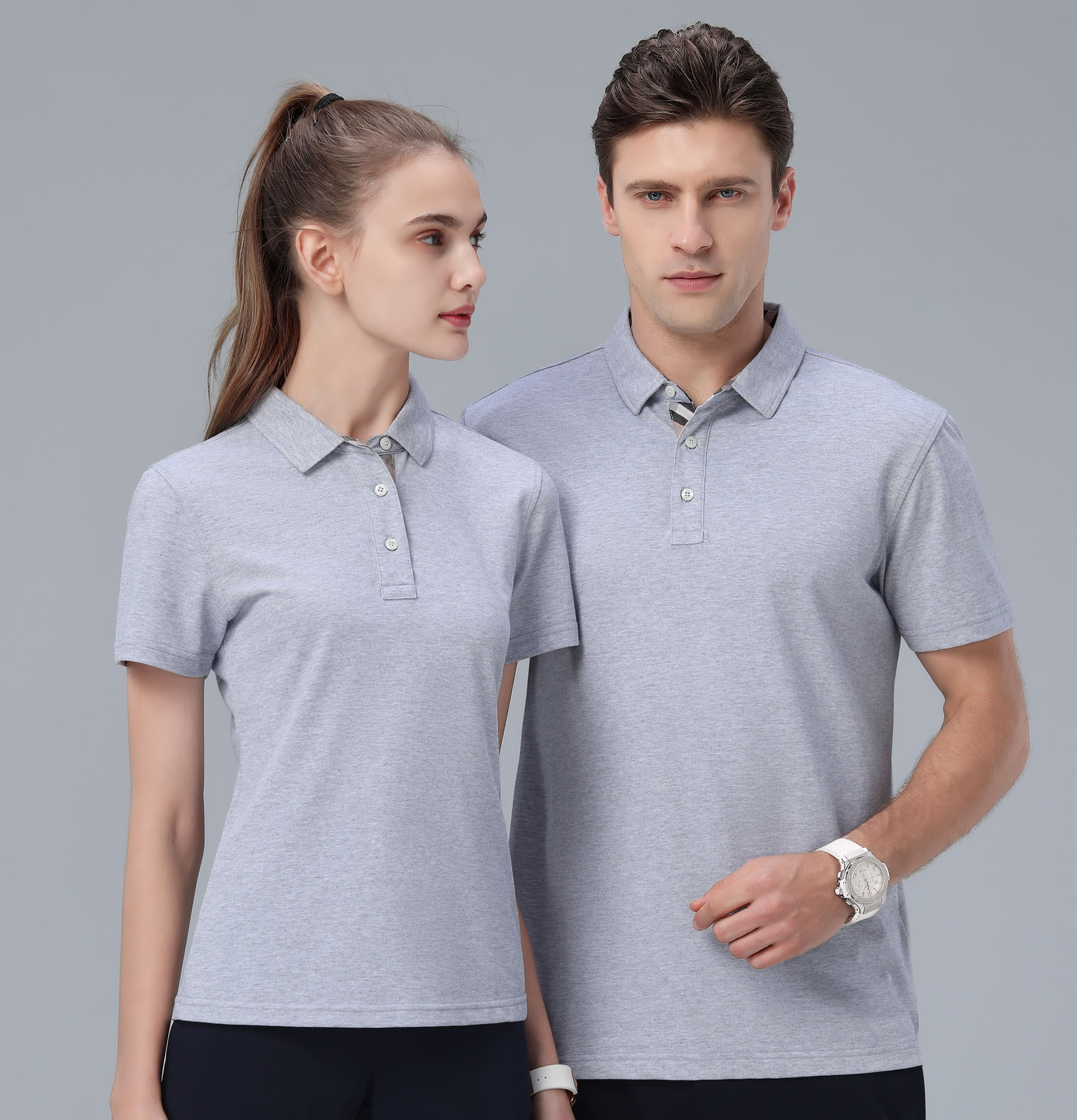 200克夏季polo衫定制工作t恤定做短袖工衣diy广告衫印字logo