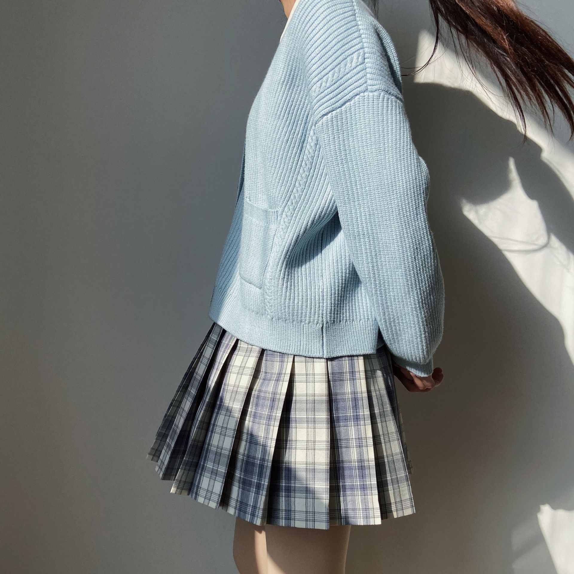 兔姬舍温柔一刀日系jk制服裙百褶裙短裙学生院风格子半身裙女秋
