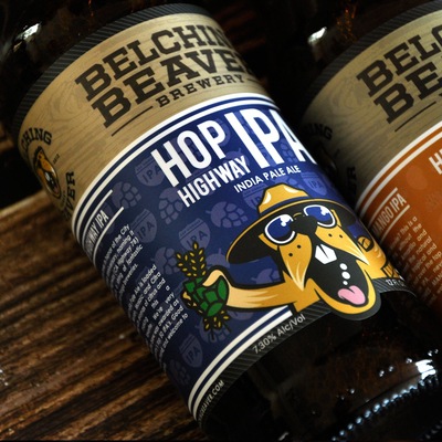 美国啤酒 belching beaver/打嗝海狸酒花公路啤酒 ipa 355ml*24瓶
