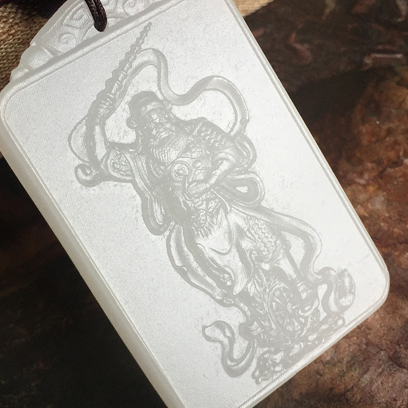 道教用品道家法器王灵官神像开光护身符吊坠道教饰品法物道士项链