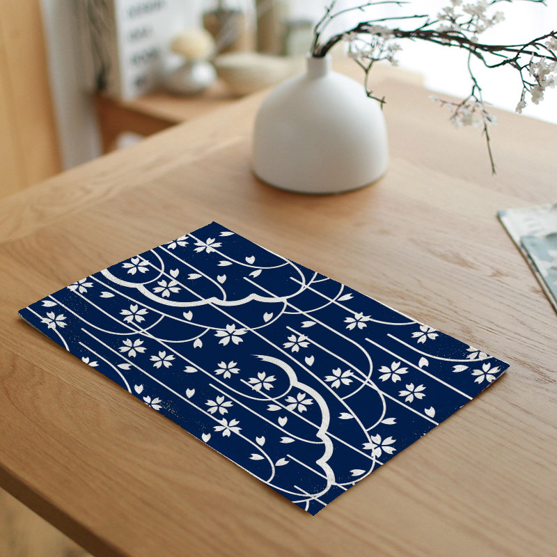 Home Hot Cloth Insulation Pad Japanese Style Ins Coaster Lace Cotton Linen Placemat Restaurant Hotel Dining Table Cushion