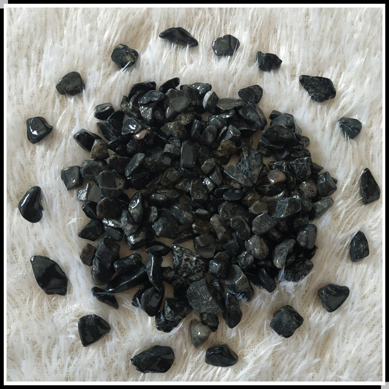 黑色砾石 机制碎石子2-3公分 透水混凝土路骨料 水磨石建筑鹅卵石