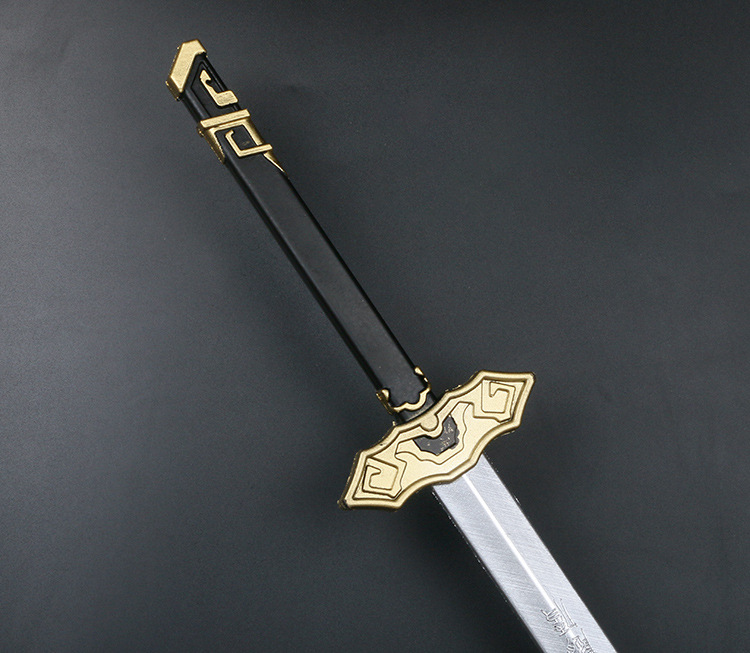 江橙蓝忘机避尘三毒剑 pu动漫武器模型周边大号漫展