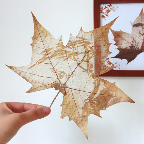 梅兰竹菊梧桐树叶雕刻装饰画餐厅现代简约卧室客厅摆件励志花鸟鱼